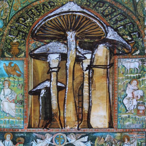eglise champi crop Ré-appropriation de carte postale, Ugo, 2016